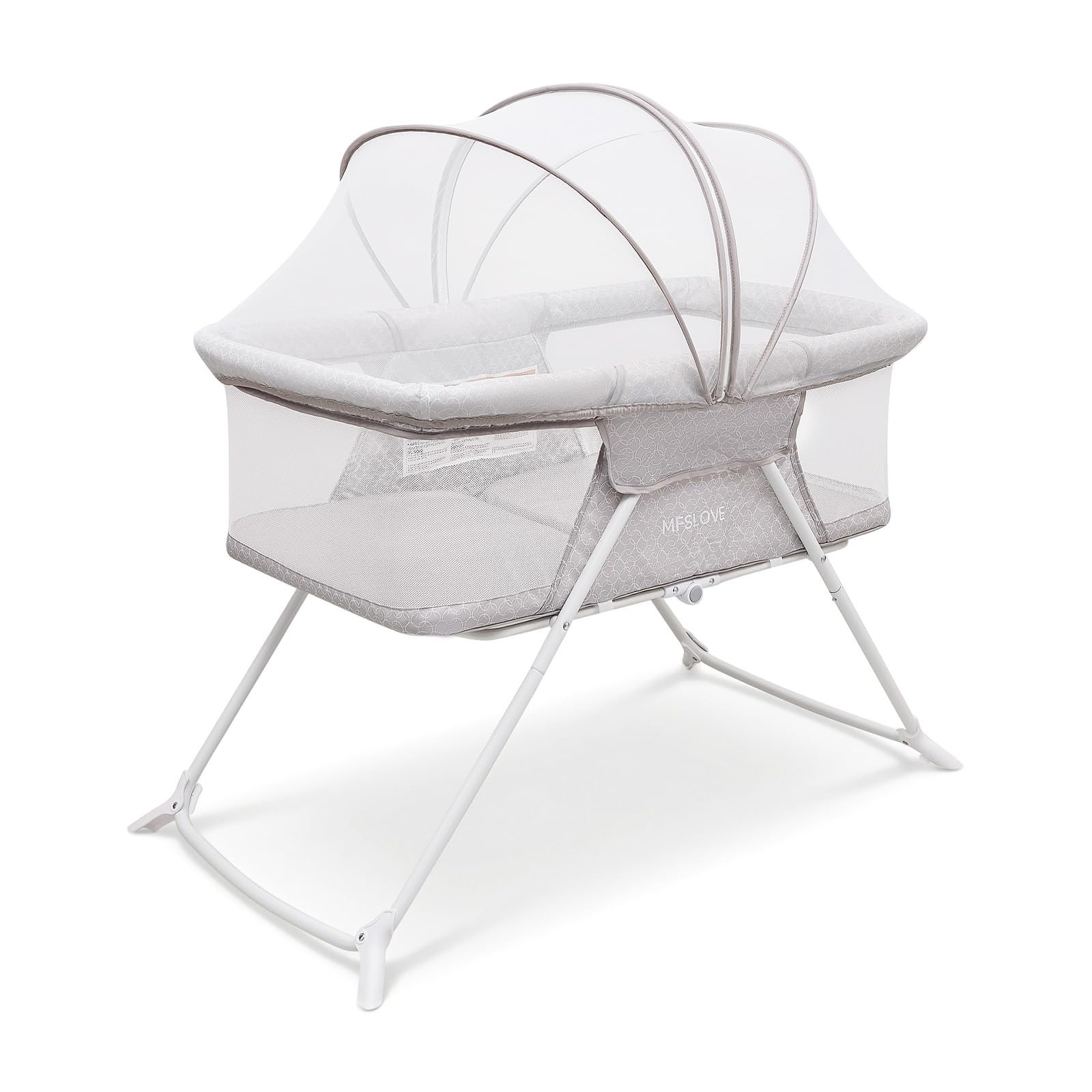 Lit de bébé portable avec moustiquaire, berceau pliable nouveau-né à 6 mois