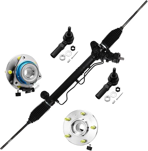 Miniatura 212 de Detroit Axle - Kit de cubos de rodamiento de rueda delantera de 6 piezas para Dodge Dart 2013-2016, Chrysler 200 2015-2017, 2 cojinetes de rueda