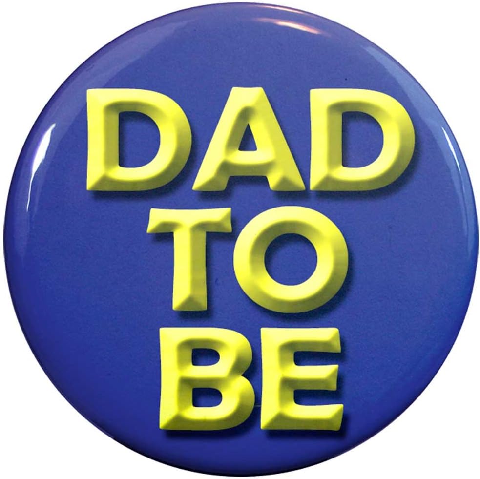 Buttonsmith Henry the Dad to Be 2.25" Pinback Button