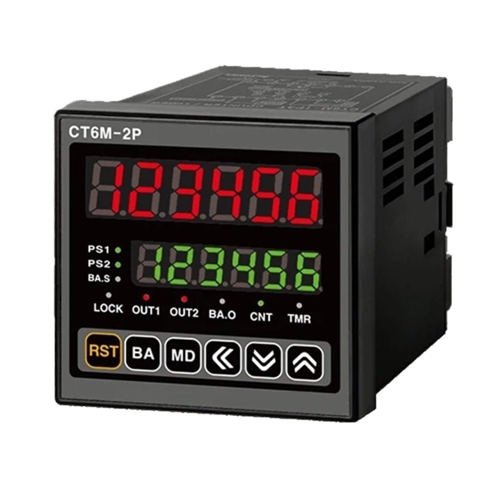 ZERVA CT6M-2P4T CX6M-2P4 Temporizador Contador Digital programable (Size : CT6M-2P4T)