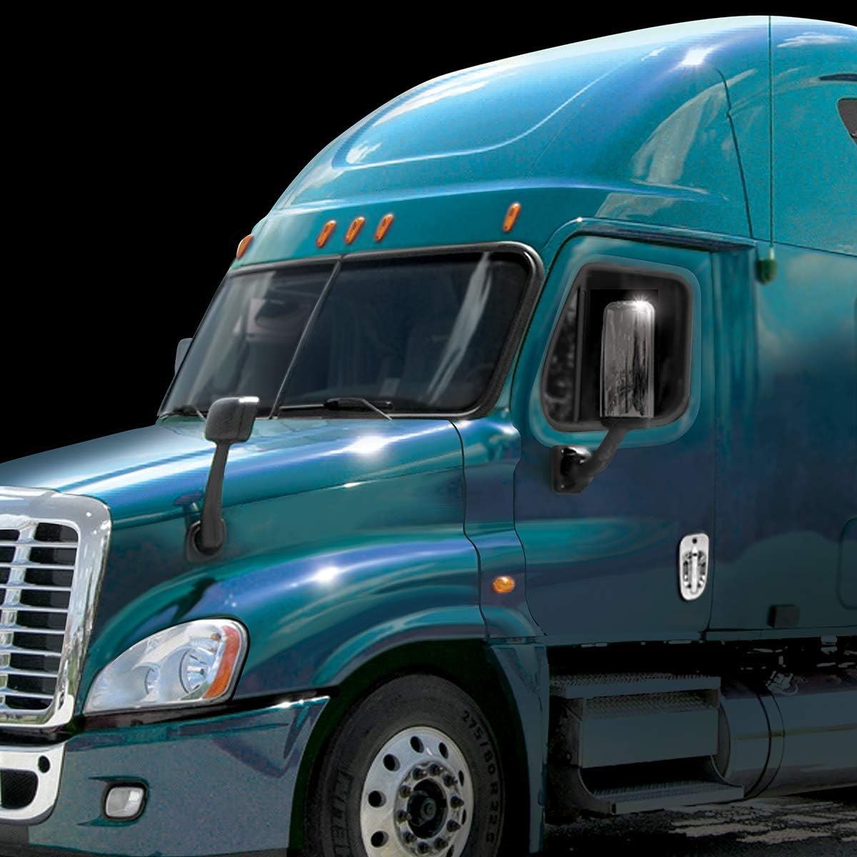 Grand General 67807 Plastic Chrome Driver Side Exterior Door Handle Cover for Freightliner Cascadia