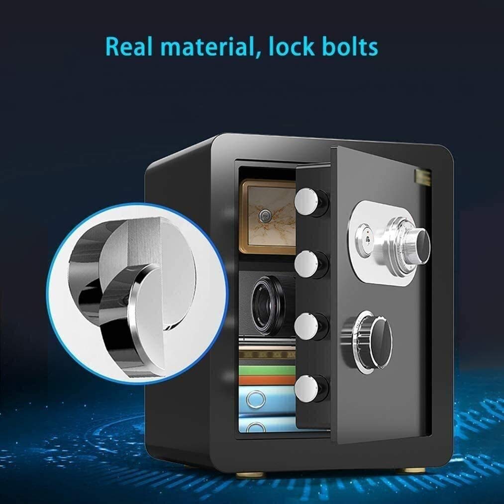 Caja fuerte ignífuga e impermeable, cajas fuertes y cajas de seguridad, cajas fuertes tipo gabinete para dinero, cajas fuertes para el hogar, ignífugas e impermeables con cerradura de combinación mecá