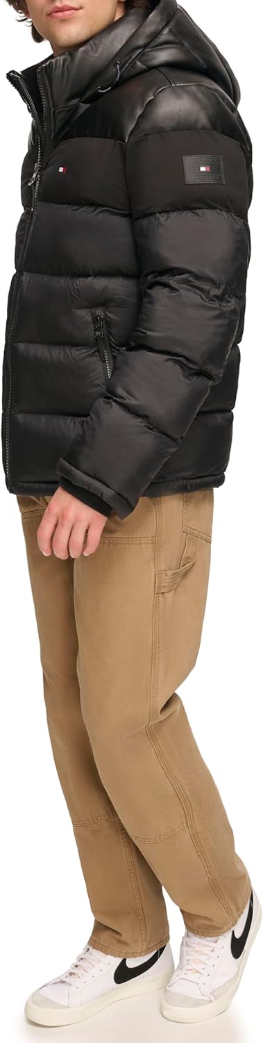 Tommy Hilfiger mens Hooded Puffer Jacket (Standard and Big & Tall) - Image 6