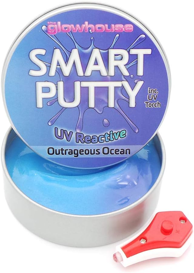 Colour Changing Smart Putty UV Reactive (Outrageous Ocean)