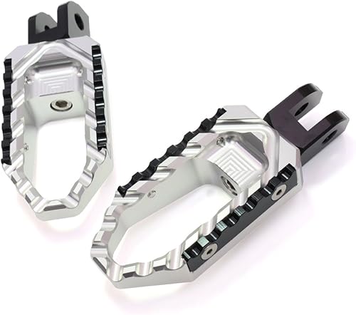 Miniatura 2 de MC MOTOPARTS Clavijas delanteras ajustables CNC plateadas compatibles con YZF R6 2003-2021 17 18 19 20