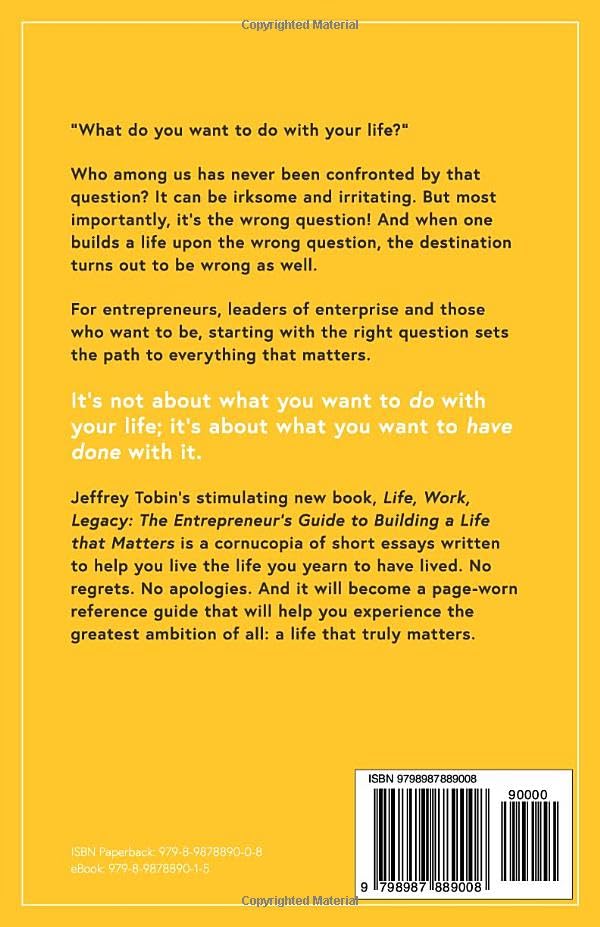 Vista 2 de Life Work Legacy The Entrepreneurs Guide to Building a Life that Matters