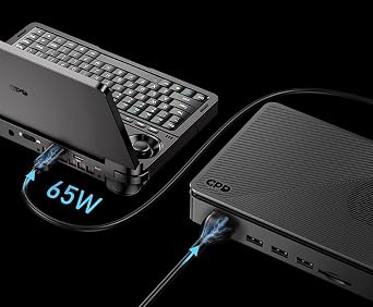 GPD WIN Mini 2025 Handheld Game Console, 7 Touchscreen Gaming PC Mini Laptop Gamepad UMPC Win11 [AMD Ryzen AI 9 HX 370 32GB RAM/2TB M.2 NVMe SSD]