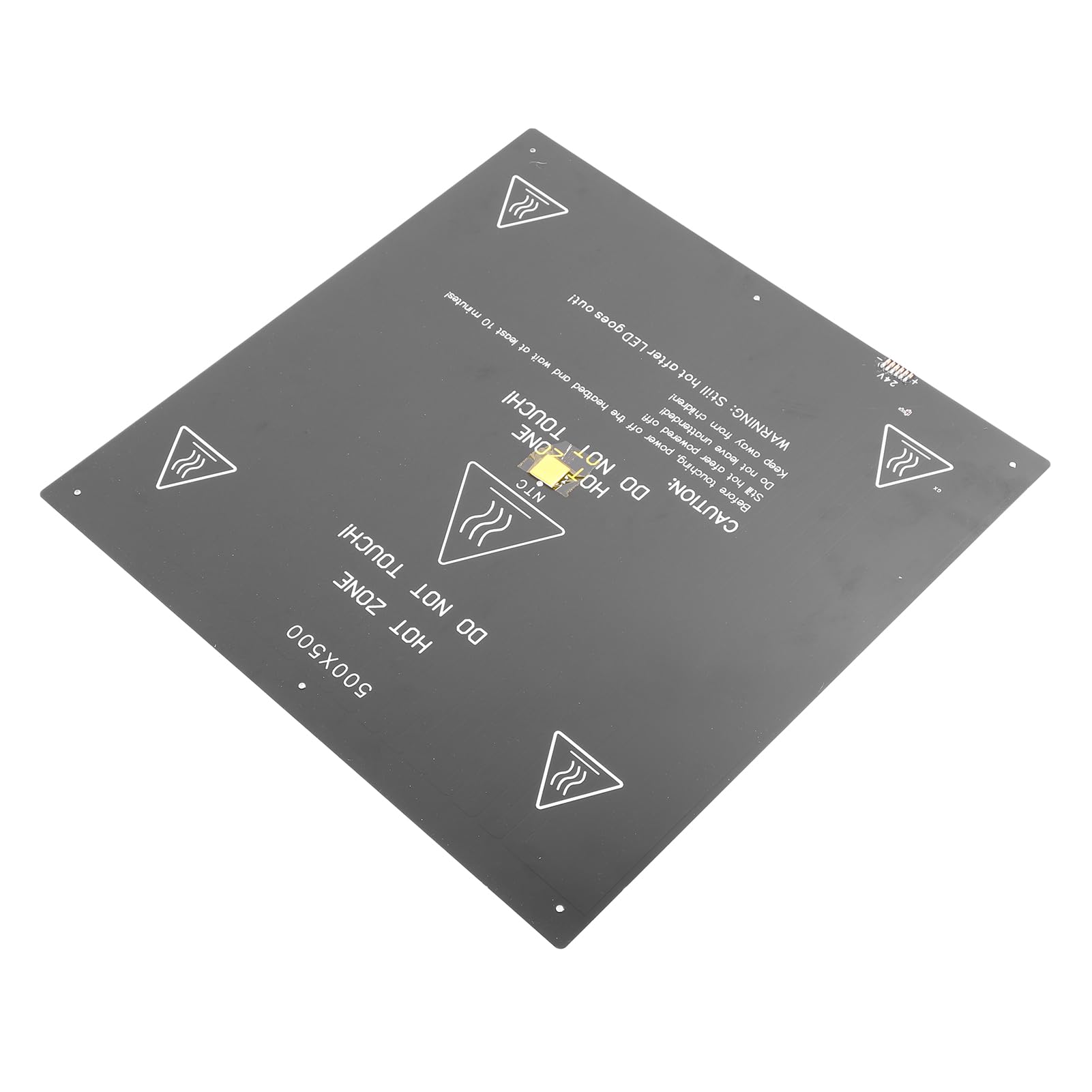 Garosa Cama Caliente para Impresora 3D, Aleación de Aluminio, Calentamiento Eficiente, Salida de Energía Estable, para Configuración de Impresión 3D