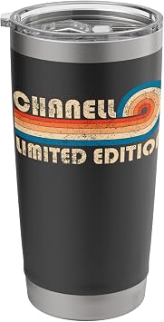 CHANELL Retro 70s 80s Sunset Stripe Stainless Steel Insulated Tumbler