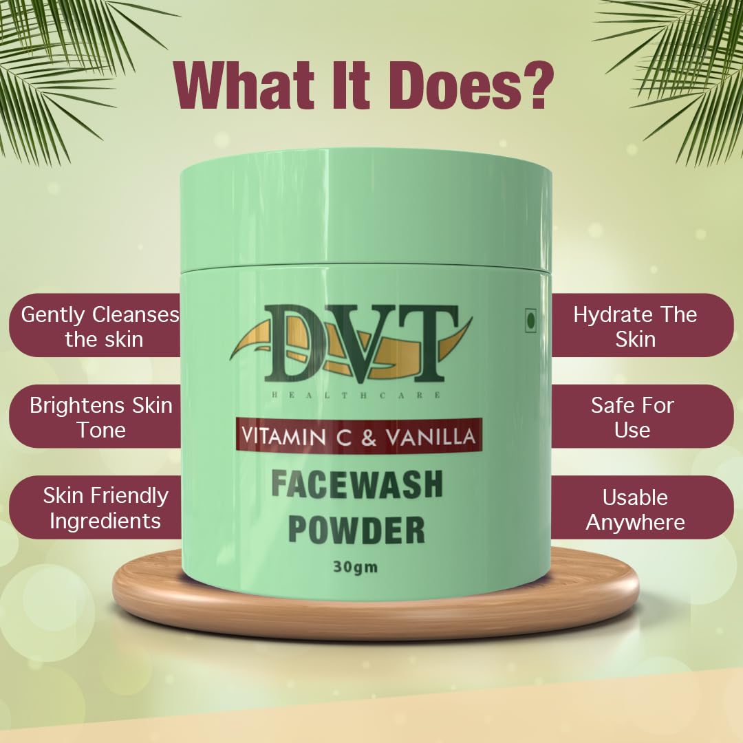 Vitamin C face wash powder for acne and pimples, rich in borgamot for clear skin, fights 100% natural powder face wash with acne -causing agents, clear skin from dirt and pollution, 30 grams, 30 grams, 30 grams, 30 grams, 30 grams Vitamin C face wash powder for acne and pimples, rich in borgamot for clear skin, fights 100% natural powder face wash with acne -causing agents, clear skin from dirt and pollution, 30 grams, 30 grams, 30 grams, 30 grams, 30 grams