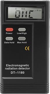 Tyenaza Medidor EMF, Probador De Radiación De Ondas Electromagnéticas Prueba Rápida Detector De Medidor EMF Digital Portátil De Mano para Inspecciones EMF En El Hogar, Oficina, Al Aire Libre