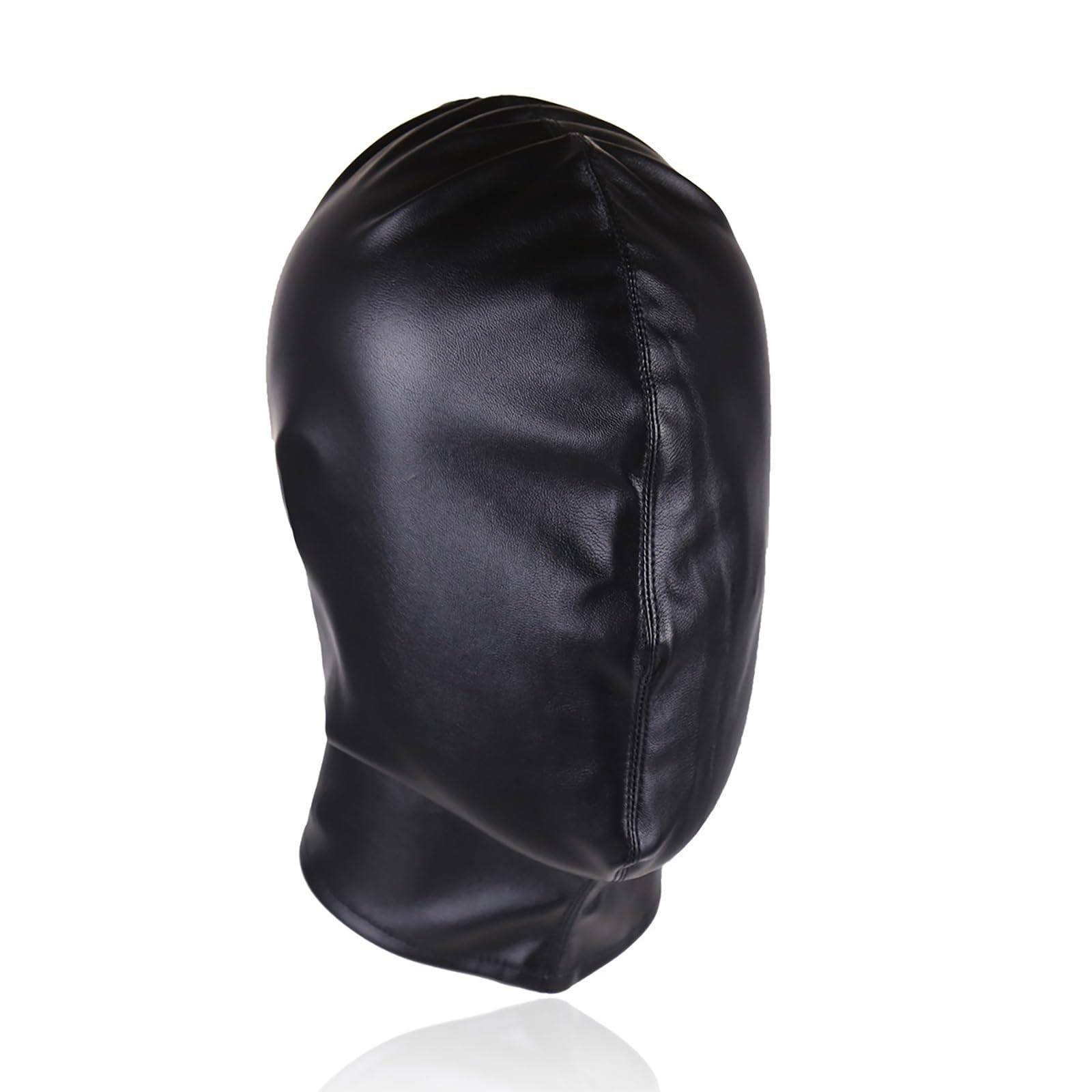 Masque de flirt en cuir verni finitions premium pour bondage et cosplay adulte