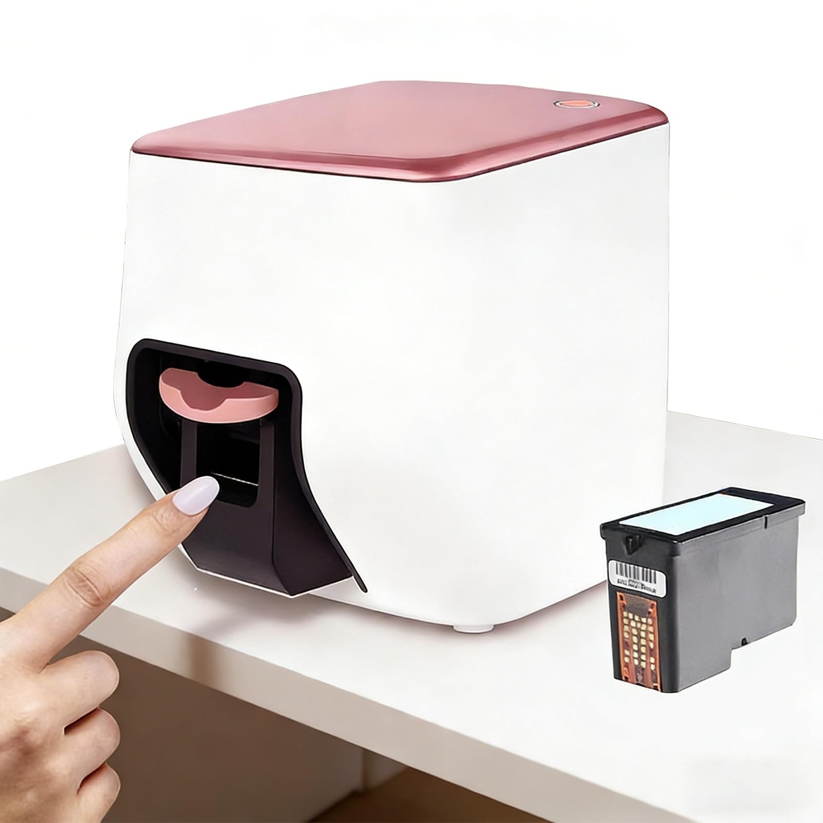 Stampante per unghie, macchina per nail art, stampante 3D portatile, 2026 novità, oltre 1000 design, controllo fai da te tramite app mobile per salone di bellezza