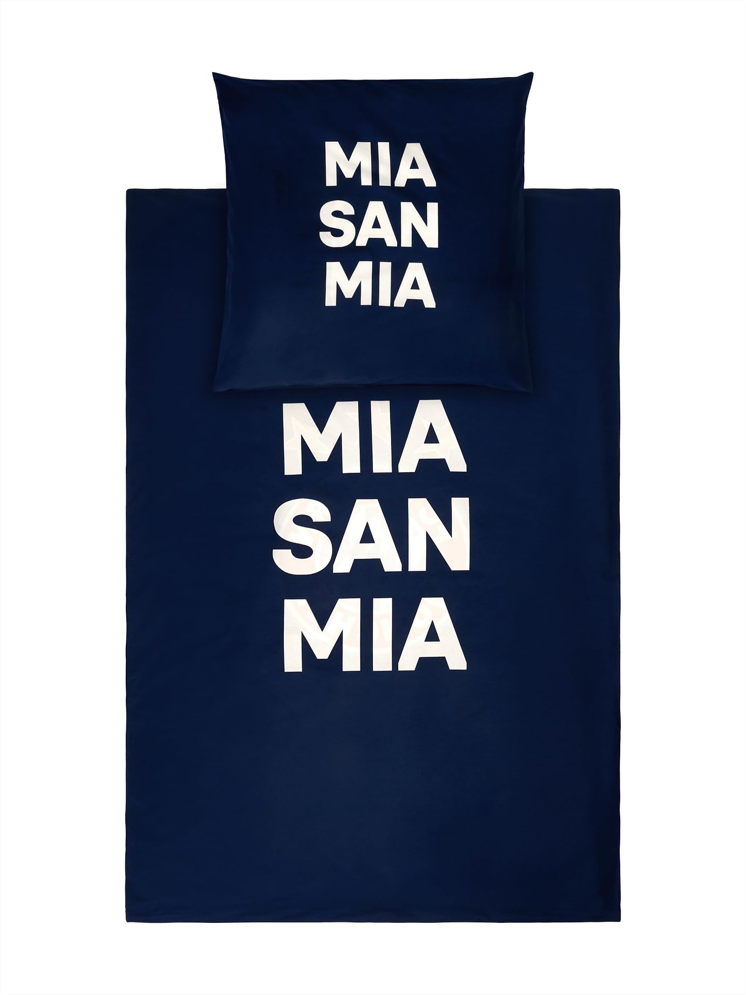 FC Bayern München Bettwäsche Glow in The Dark I 135x200 I Navy I Fußball