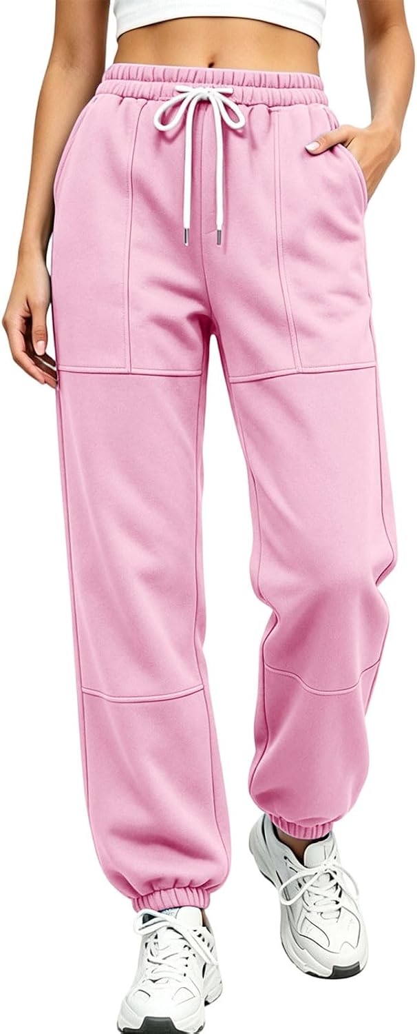 Sweatpants Women High Elastic Waist Baggy Casual Workout Joggers