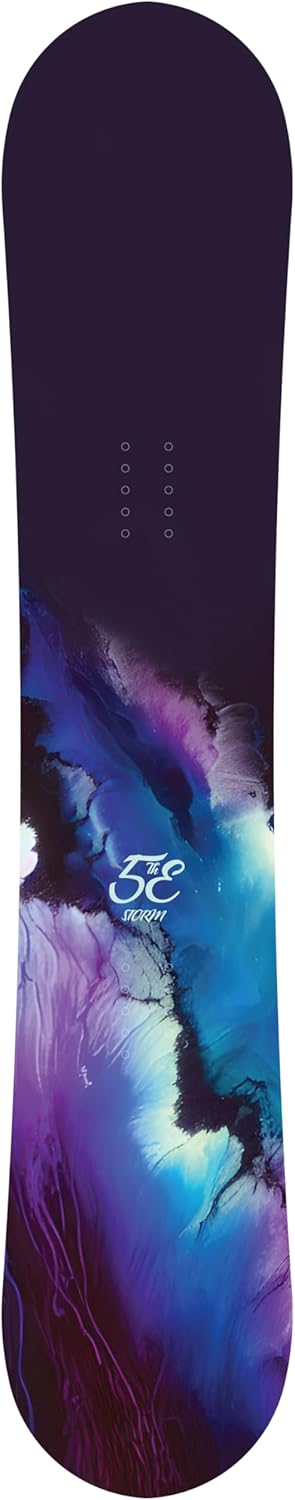 5th Element Storm Women's All-Mountain Snowboard - Hybrid Rocker Design-All Mountain Performance for Beginners and Intermediate Snowboarders