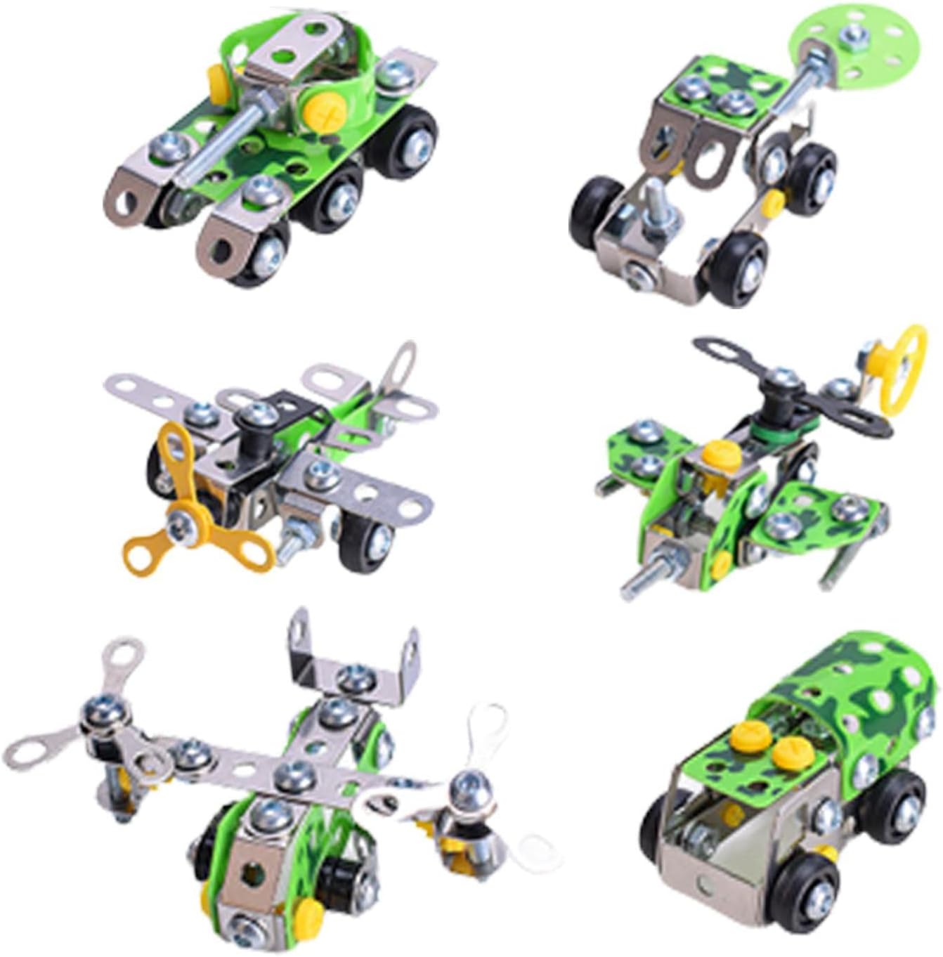 Dimweca Juguete de Montaje de Tornillo para niños | 3D Display DIY Building Toy Preescolar Early Learning Toy,Tornillo Instalar Cars Juguete niños, niños