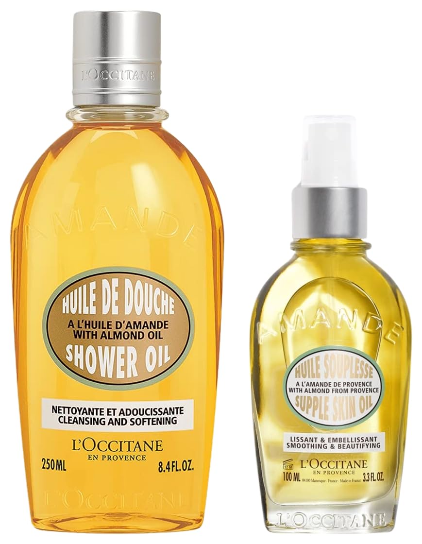 L'Occitane Almond Indulgence Travel Duo | Almond Shower Oil & Almond Supple Skin Oil-picture-53