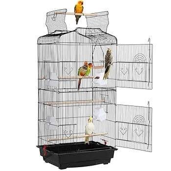 【⭐︎mil⭐︎】鳥かご バードケージ 鳥小屋 大型 複数飼い大きい鳥籠 Amazon.co.jp: 鳥かご 大きいケージ 大型 鳥籠 鳥ケージ インコ