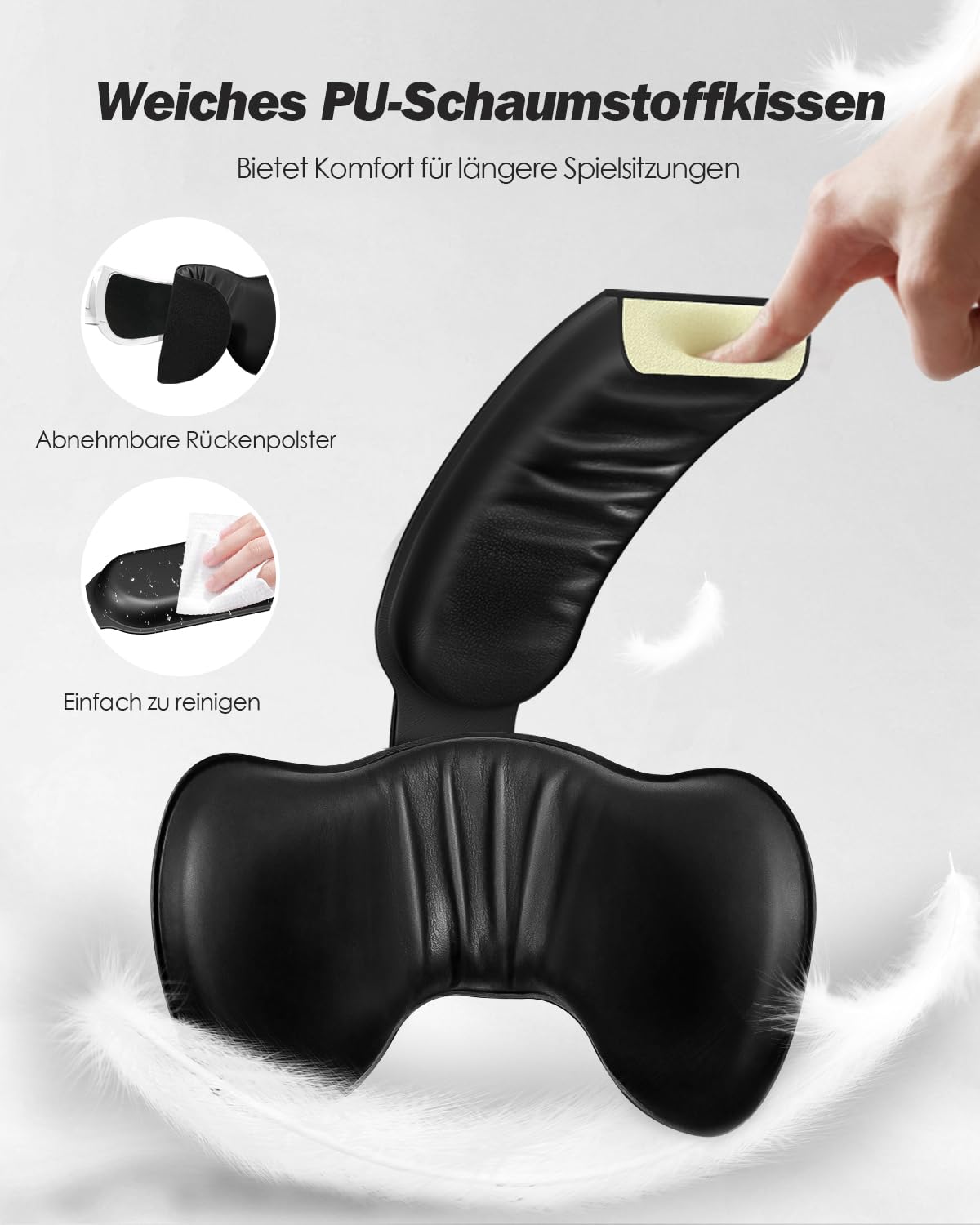 SUPERUS Elite Strap mit Akku für Meta Quest 3S/Quest 3 - Battery Head Strap mit Kopfhörern für Quest 3S/Quest 3 Zubehör - Spielzeit verlängern & Kopfdruck reduzieren