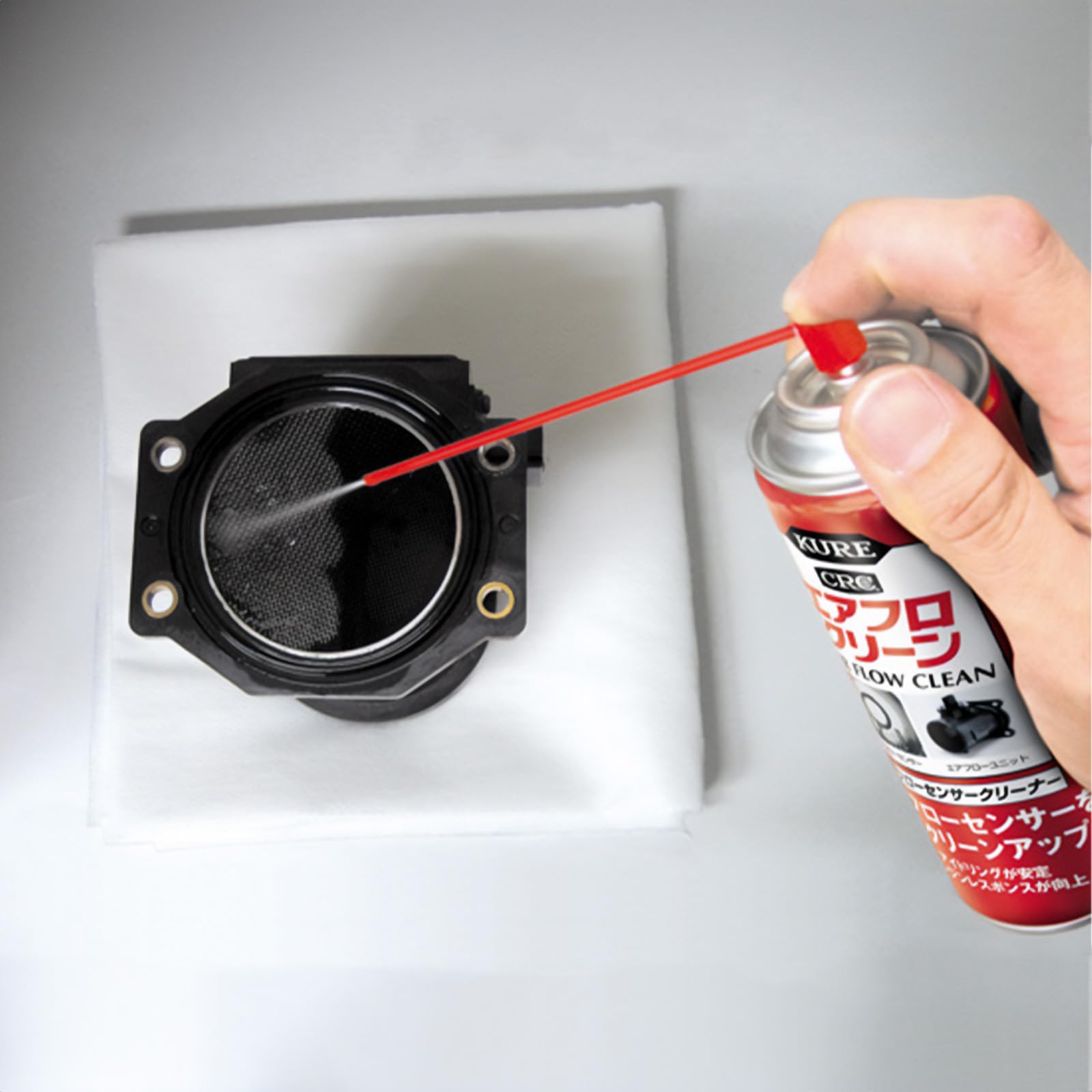 Amazon.co.jp: KURE(呉工業) エアフロクリーン 170ml エアフロー