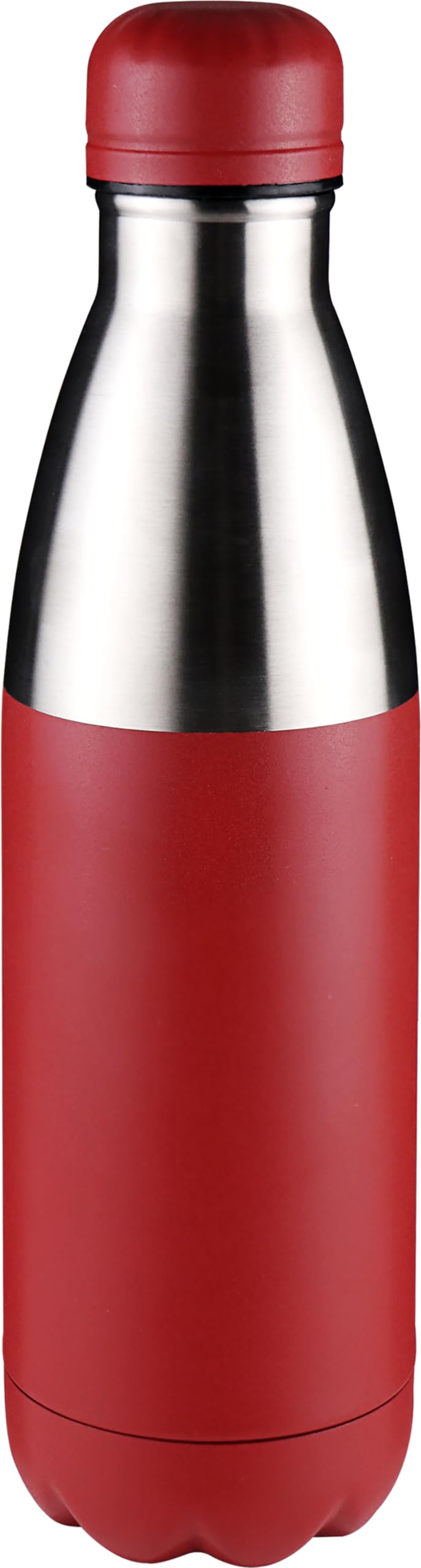 Hans LarsenStainless steel water bottle | Classic double walled vacuum insulated water bottle, Leakproof 500 mL (Red), DWHL 3154