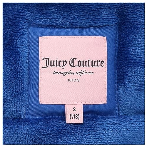 Image of Juicy Couture Girls Coat, Faux Fur Hooded Winter Jacket, Warm Padded Parka Hoodie, Kids Heavyweight Winter Coat
