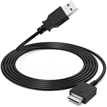 WMC-NW20MU USB Charging Cable Date Cable Compatible with Sony Walkman MP3 MP4 Music Player NWZ A S E X Z Series Fits NWZ-S615F NWZ-S616F NWZ-S618F NW-A828 NW-A918 NW-A919 & More 1.2 m