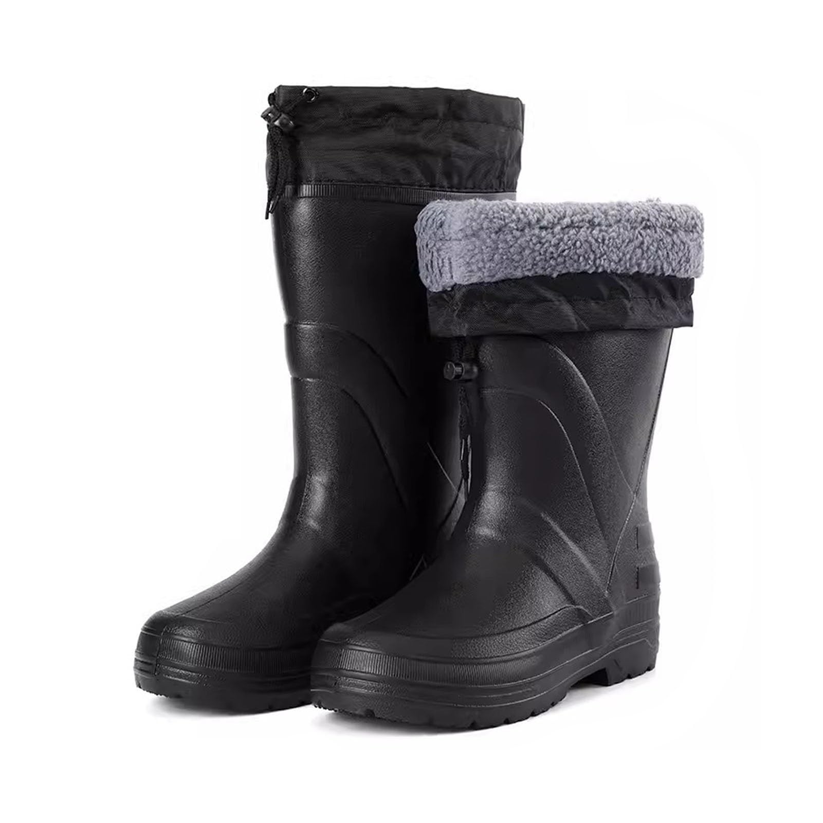 Wodery biodrowe Lekkie, ciepłe wodery biodrowe dla mężczyzn, wygodne buty wędkarskie, wysokie buty z PVC do polowania i brodzenia