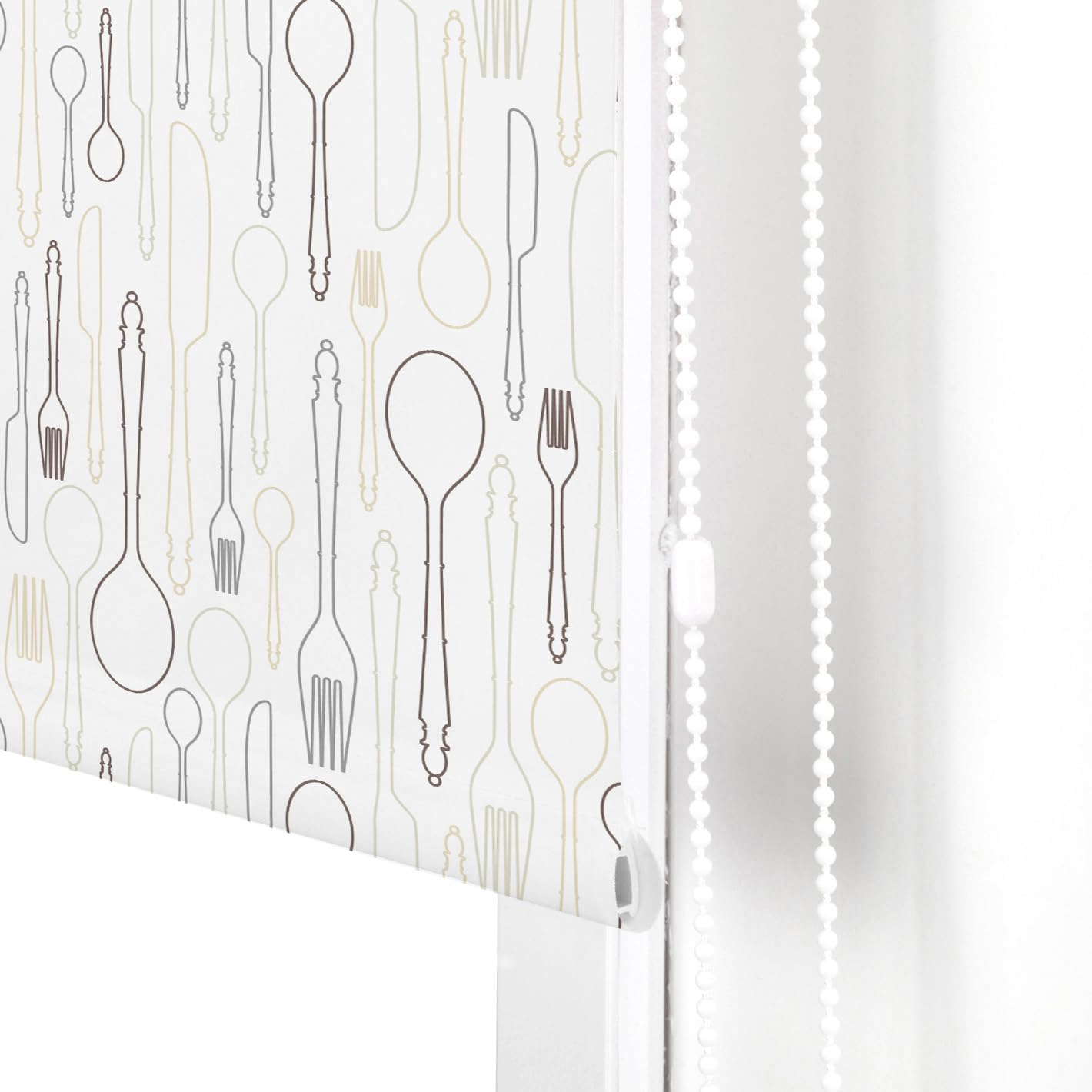 Blindecor Digital | Estor Enrollable Translúcido Estampado |Familia Cocina| Modelo C-CUBERT | 130 x 180 cm (Ancho por Alto) Tamaño de la Tela 126 x 175 cm | Estores para Ventanas