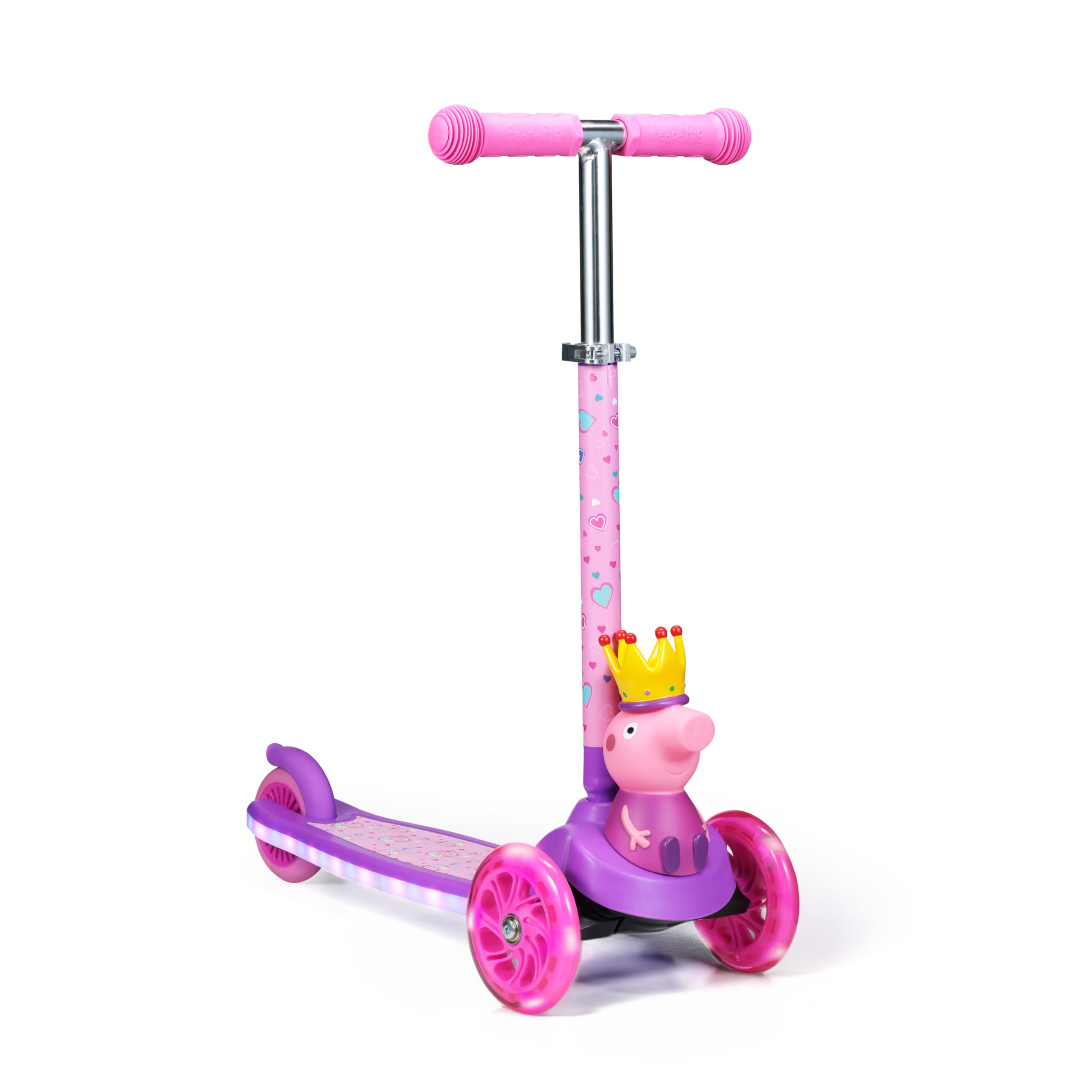 Kick Scooter for Kids, 3 Wheel Self Balancing, Light Up LED Wheels