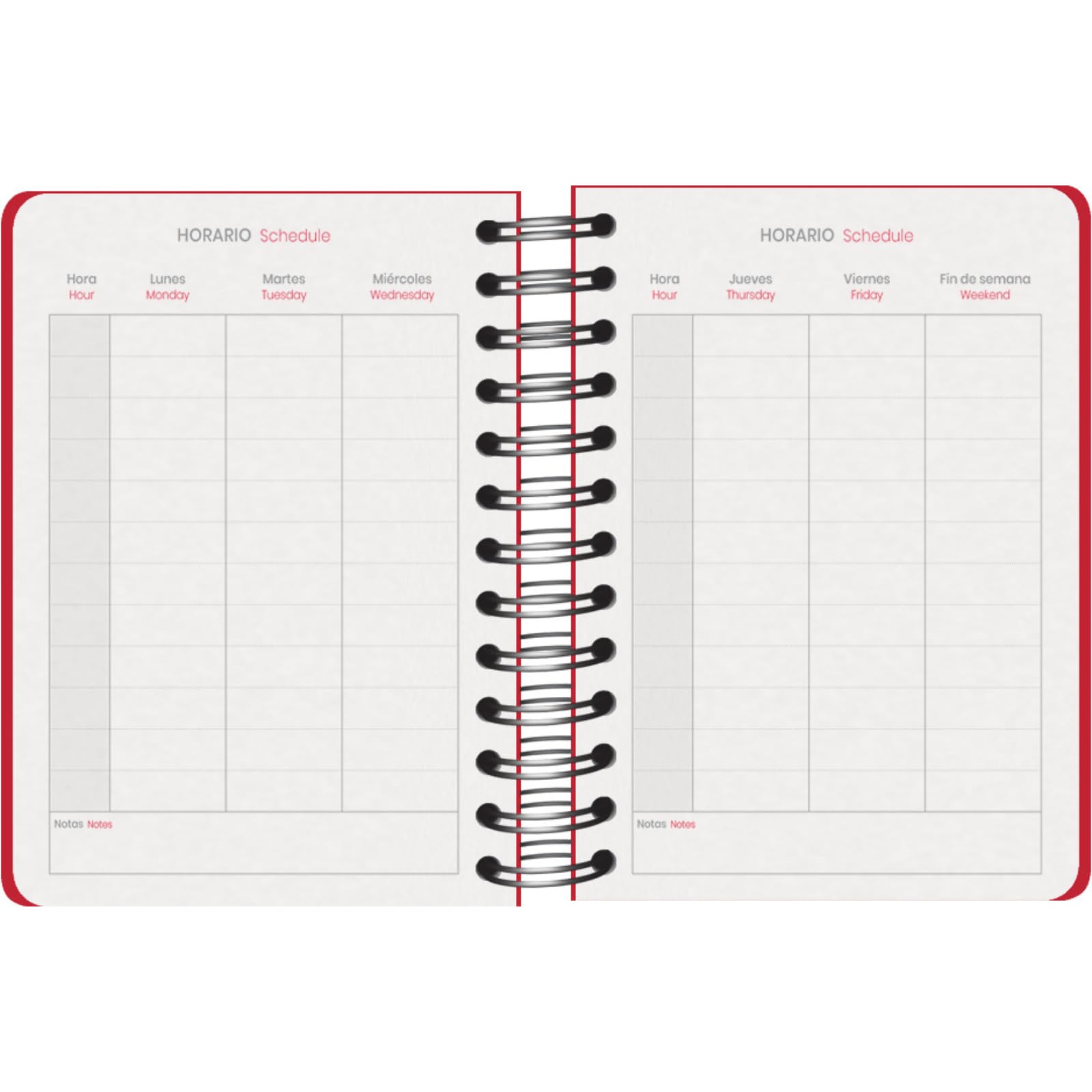 Dohe, School Planner 2025 2026, Day per Page, A6 Size (12x17 cm), Spanish and English, September to June - Image 3