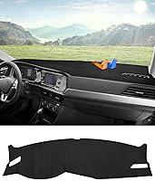 Vista 13 de Autorder Alfombrilla de Salpicadero para Rivian R1T 2022-2025 2026 Accesorios Cubierta de Salpicadero Manta de Salpicadero Franela Protección contra