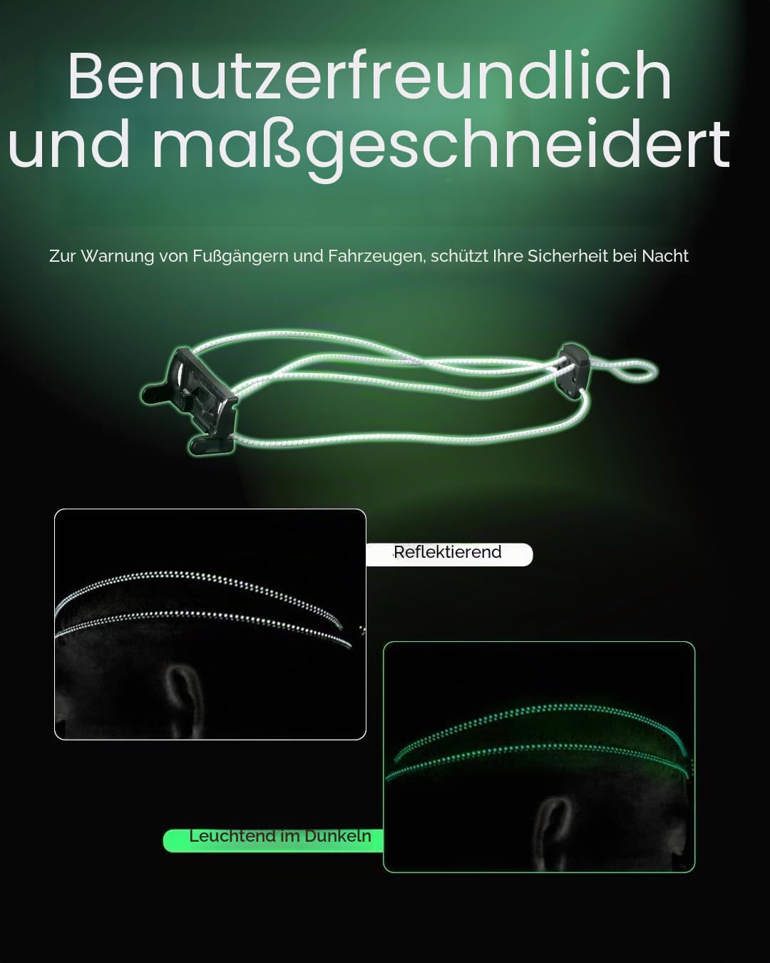 Nitecore Stirnlampe NU21, leicht, USB-C-aufladbare LED Kopflampe, 360 Lumen, 58 m Leuchtweite, Rotlicht für Nachtsicht, gelb