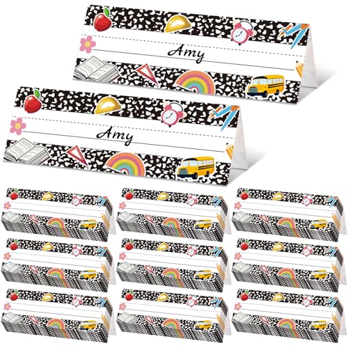 AmazingSpark Colorful Tented Nameplates