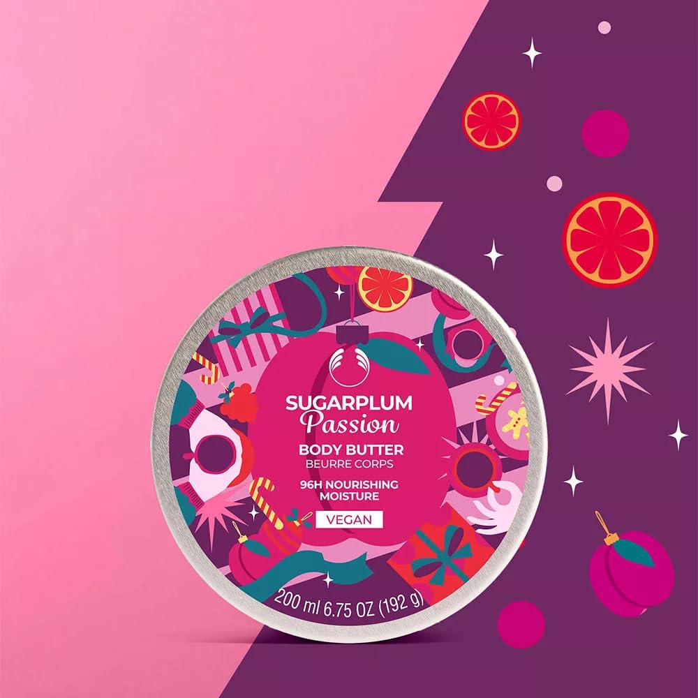 The Body Shop Sugarplum Passion Body Mantequilla, 200 ml