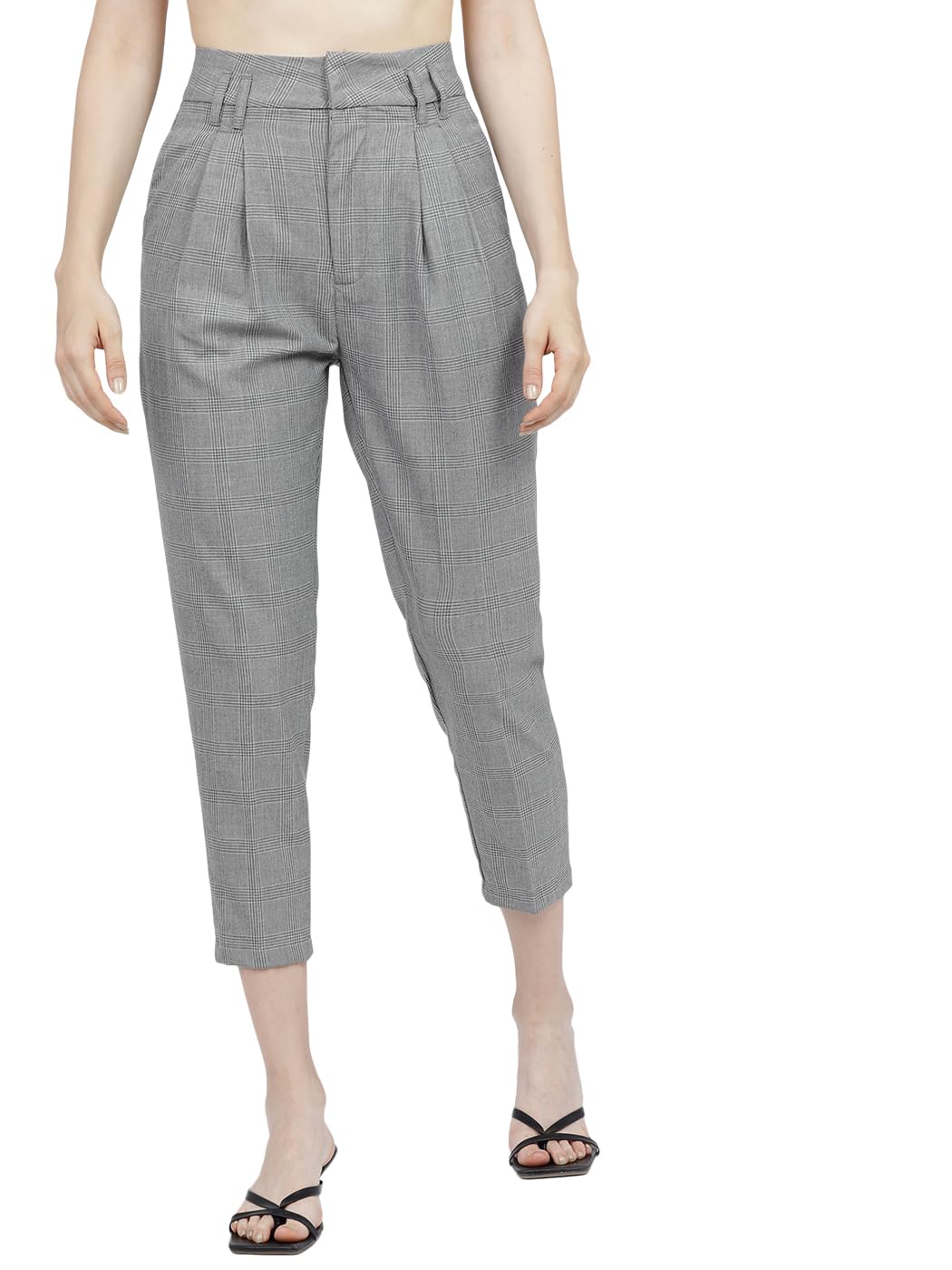 tokyo talkies Women's Regular Fit Regular Trousers | Stretchable Trousers| Mid-Rise-picture-11