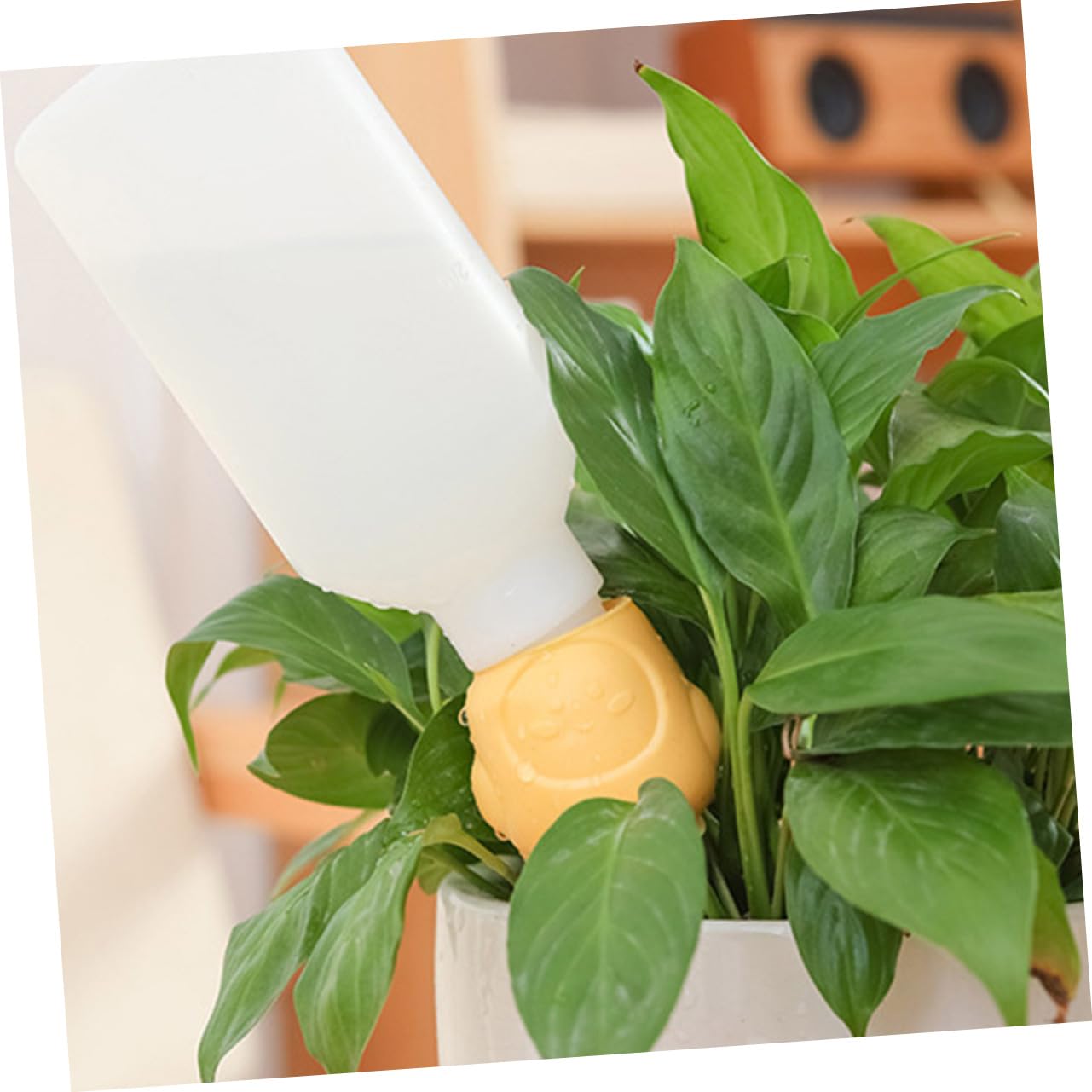 HANABASS 3 Set Dispositivo Irrigazione Automatica per Piante da Dosatore Gocciolatore Regolabile Ceramica E TPR Annaffiatura Lenta E Prolungata per Bonsai E Giardinaggio Domestico 4 Pezzi*3