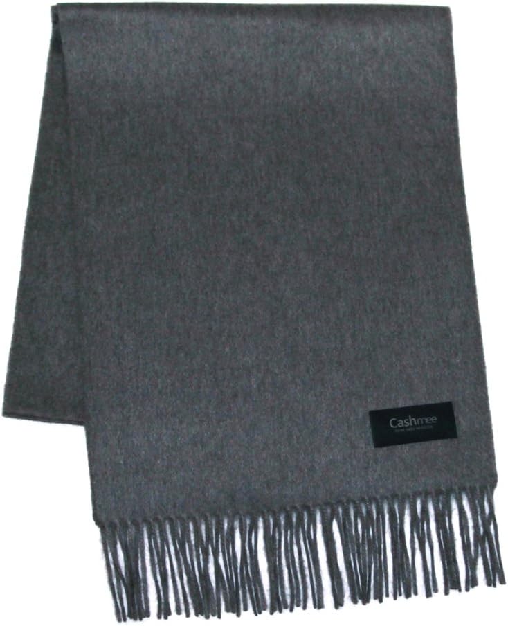 Cashmee 最高級 カシミヤ 100% ベーシックウェーブ カシミア マフラー「ciel」無地 全19色