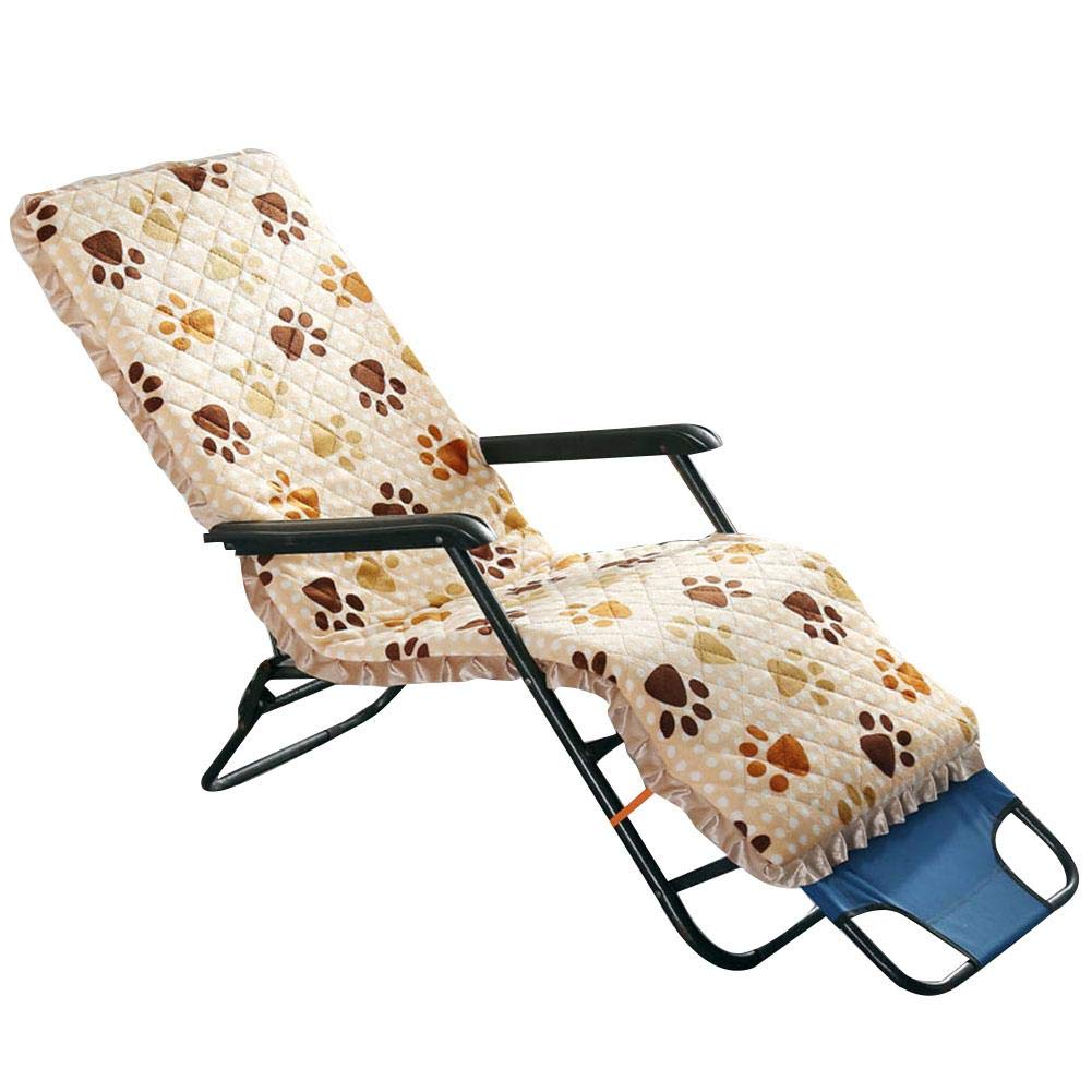 Bitcircuit Lounge Chair Cushions, Bench Pad Cushion Soft Breathable Chaise Longue Cushion Recliner Cushion, Removable Washable Bench Cushion Chaise Longue Cushion for Indoor Outdoor Garden Courtyard