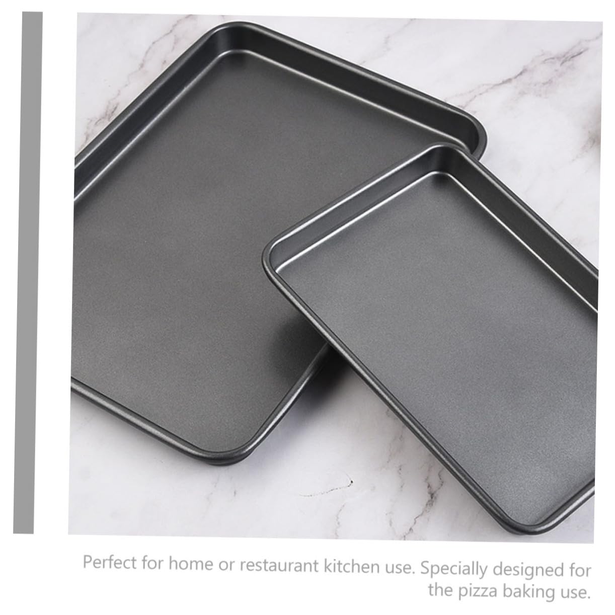 2pièces Plaque de Cuisson Rectangulaire Plaque de Cuisson Ménager Multifonction Ustensile de Cuisine