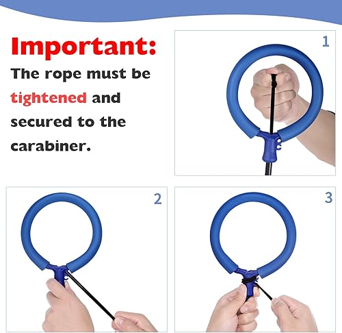 Miniatura 2 de Amble Skip Ball for Kids - Ankle Skip It Ball Jump Rope - Birthday Gift for Girls and Boys - Foldable Flashing Swing Ball - Indoor Outdoor Games