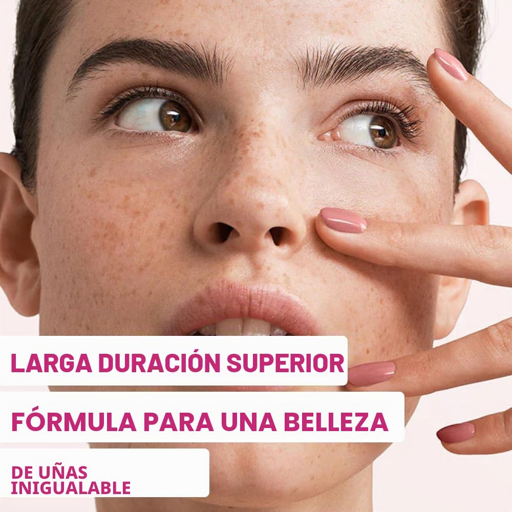 Pink Gellac Kit de Uñas Semipermanentes - Set de Manicura y Pedicura con Pro Lampara Uñas Semipermanentes Rosa, 1x Color Rosa 15 ml, Top Coat y Base Coat, Removedor y Limpiador - Calidad de Salón