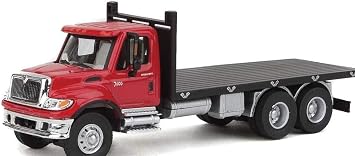 Walthers Inter 7600 3-AXLE Flatbed-RED