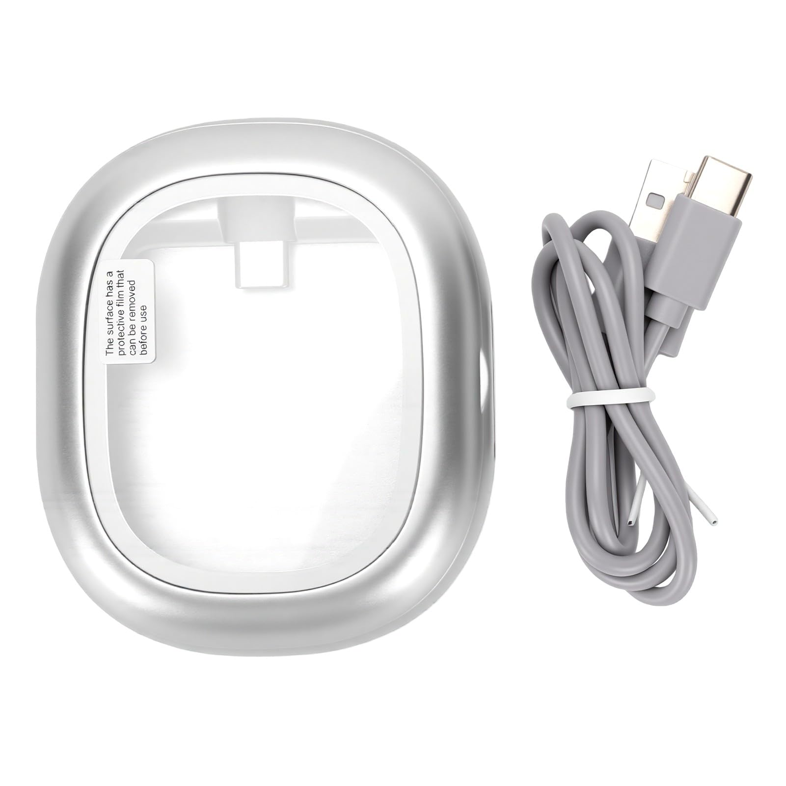 Wakects Custodia di Ricarica Adatta per Ring 3, Custodia Caricabatterie Smart Ring in ABS con Batteria da 2000 MAh, Finestra LED, Protezione Multipla, Stazione di Ricarica da Viaggio per Utenti Gen