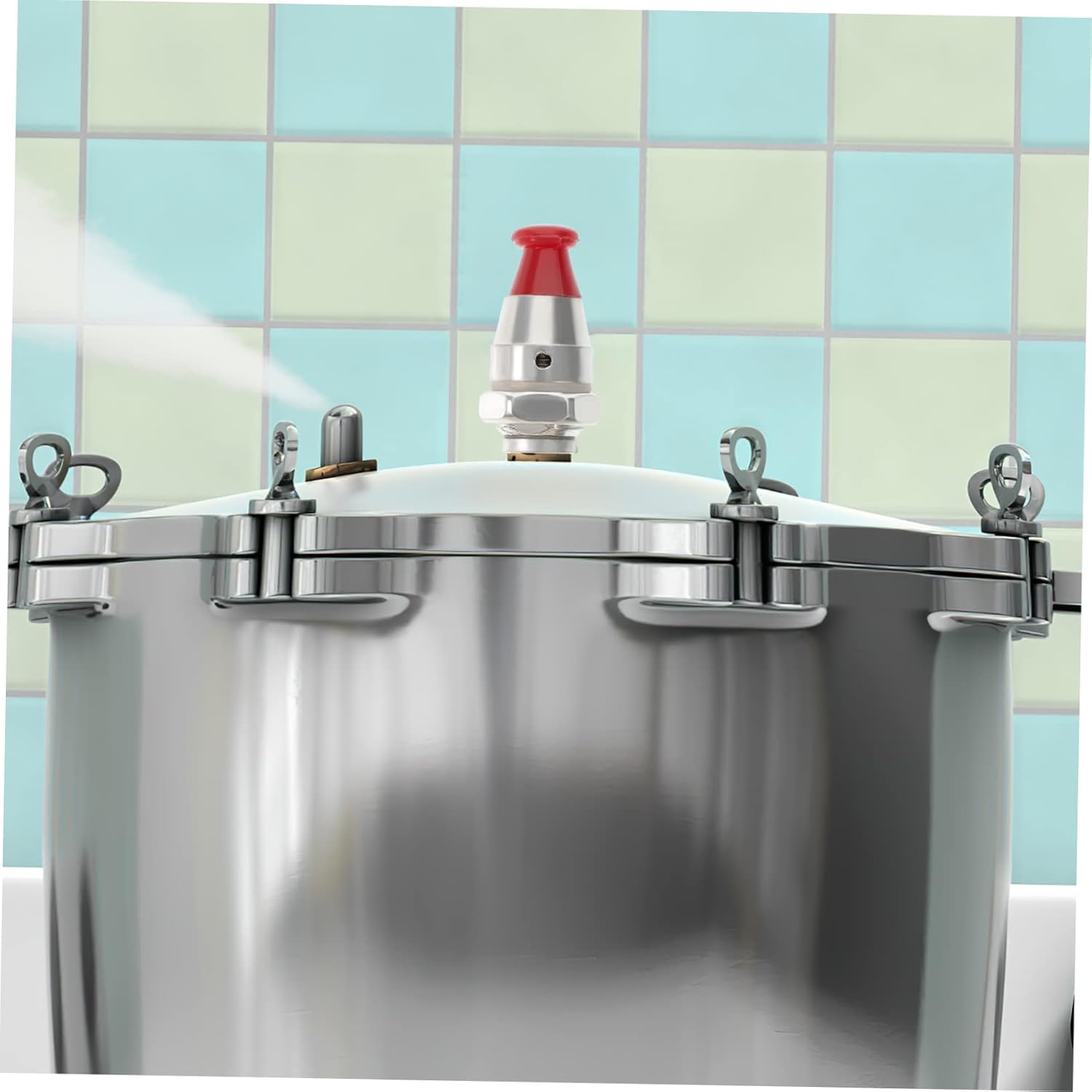 DOITOOL 4sets Pressure Cooker Relief Valves Jigger for Pressure Cooker 80kpa Fiberglass Material High Grade Plastic Head Safety Canner Accessory 4pcs*4