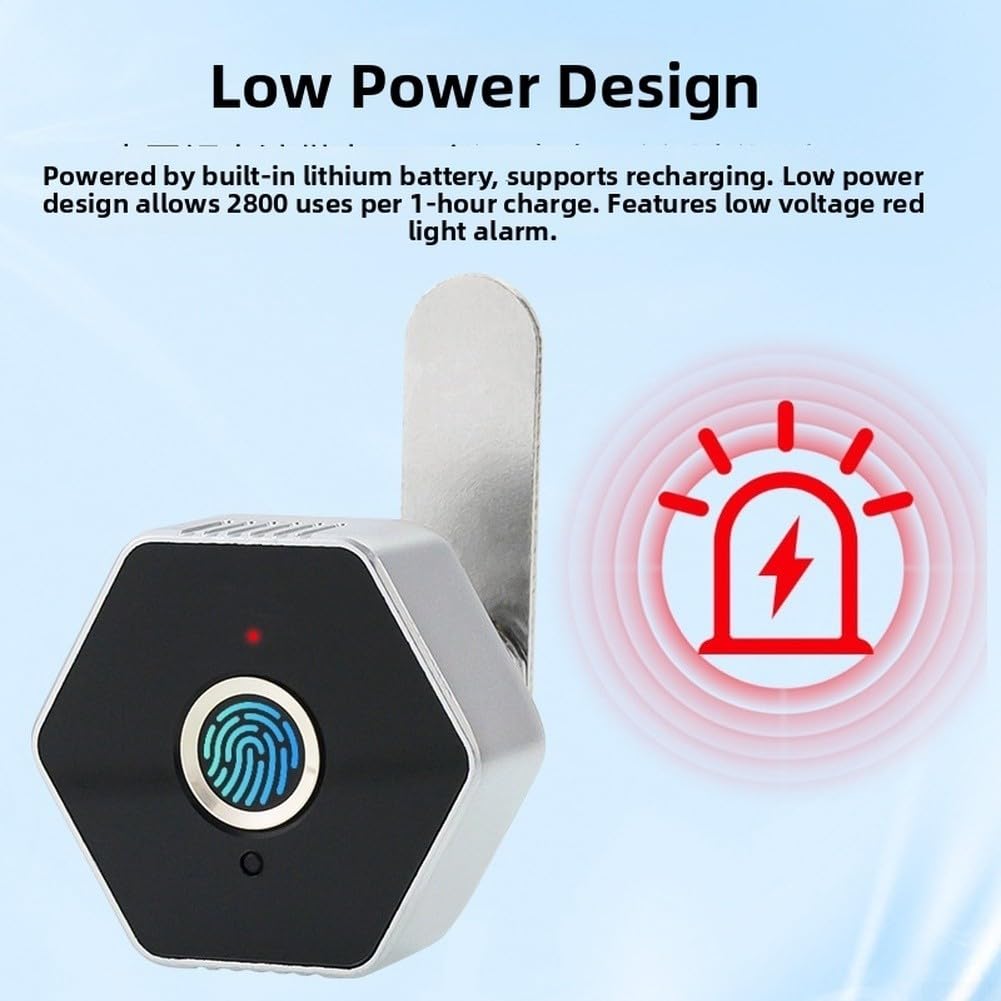 Cerradura electrónica inteligente de puerta de aleación de zinc, cerradura de cajón de gabinete, aplicación de reconocimiento de 360 grados, control inalámbrico, carga USB, entrada de