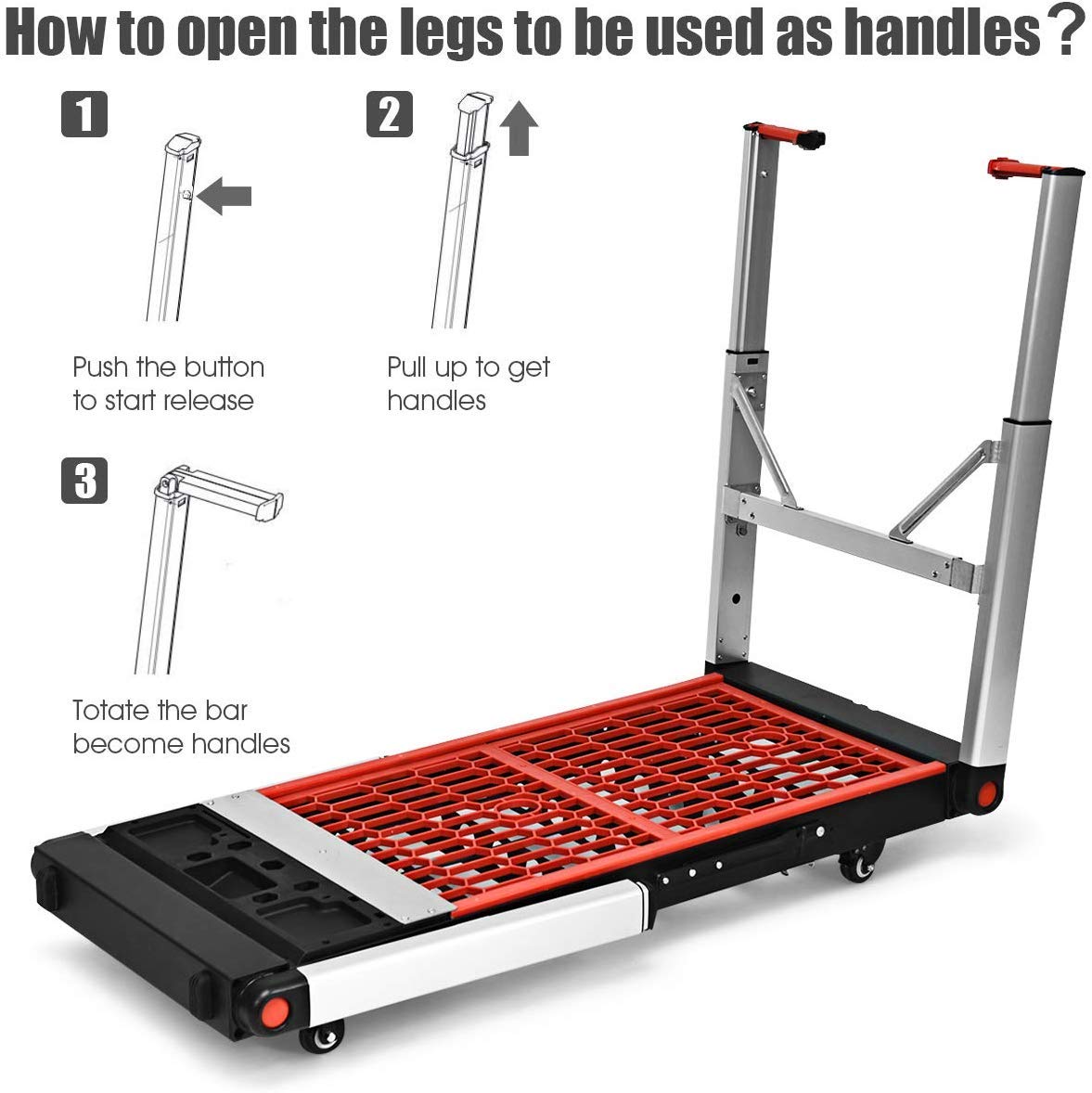 Goplus 5 in 1 Portable Workbench, Multipurpose Garage Work Bench