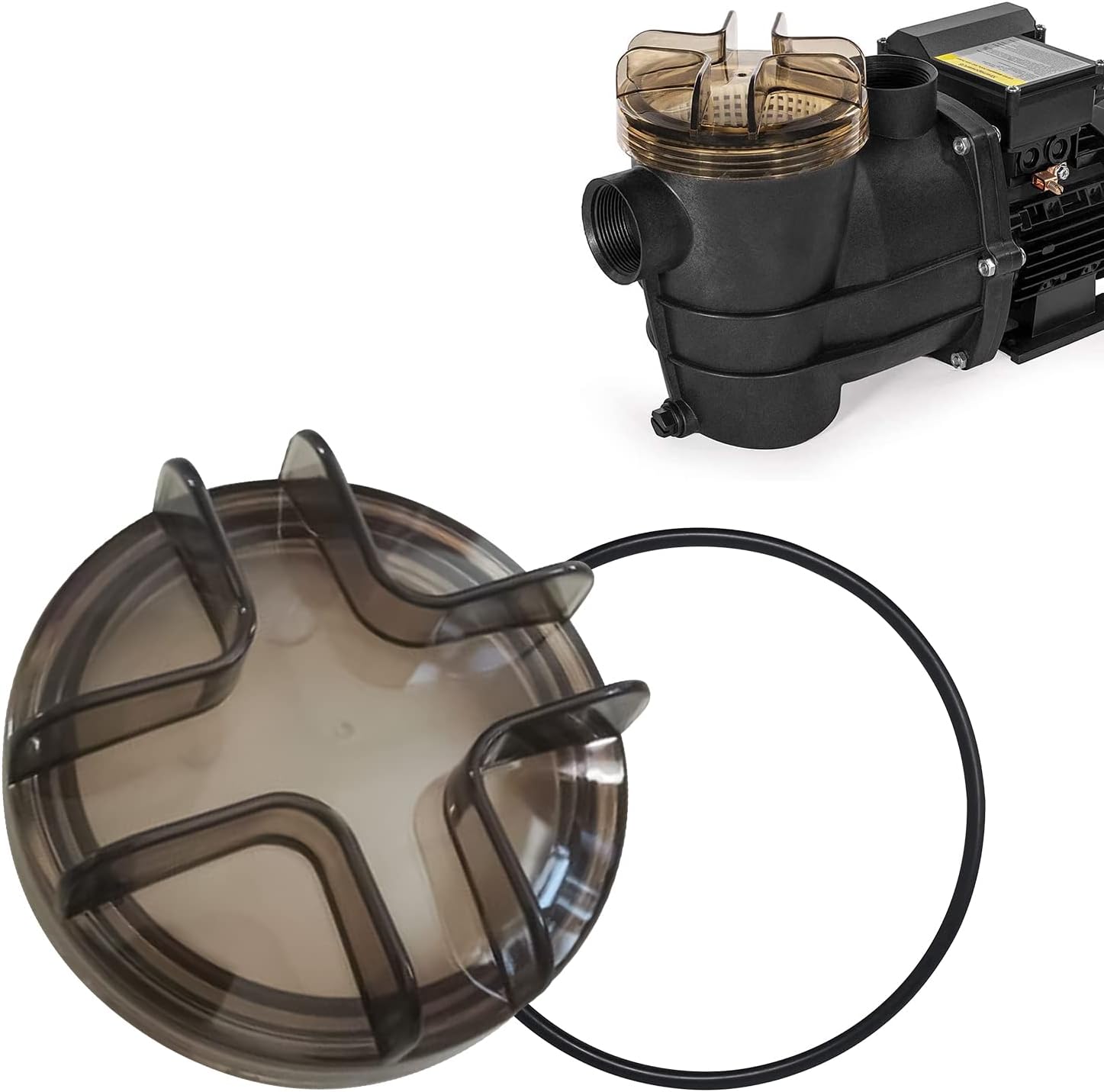 Pool Strainer Lid with ORing, Compatible with Sand Filter
