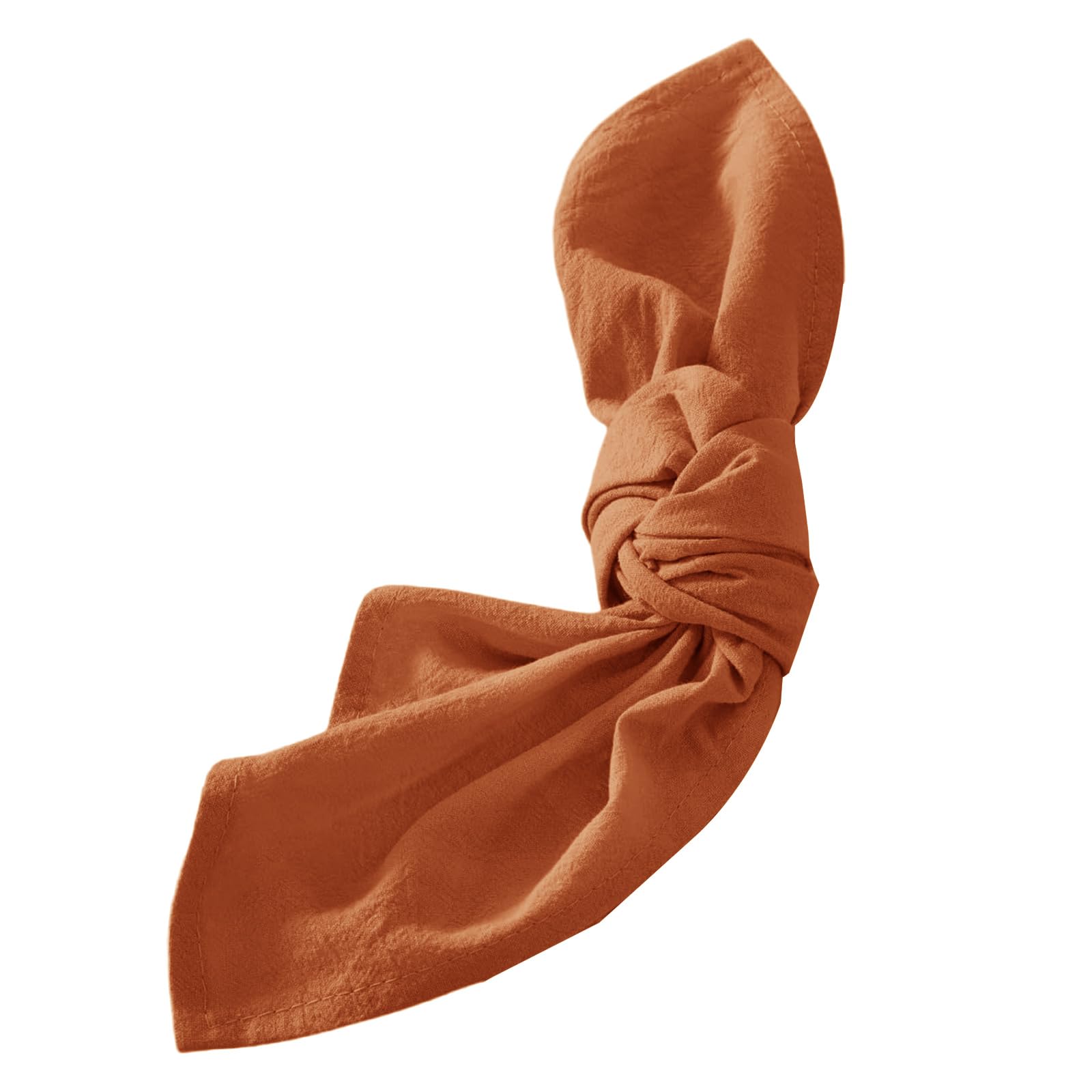 Jazuaiao Sturdy Cotton Square Cloth Napkins Fabric Materials for Dining Table Setting Soft Square Cotton Napkins